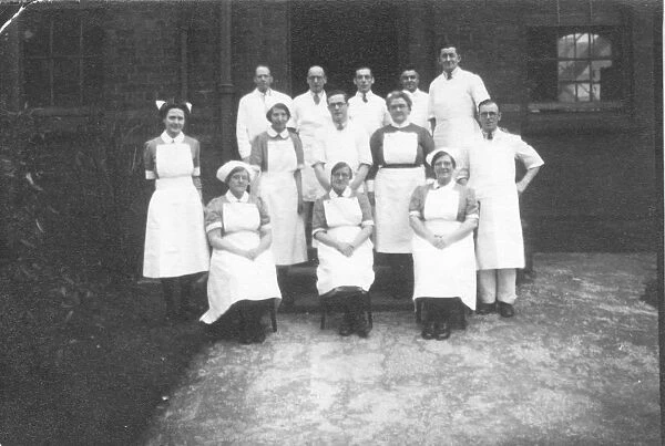 Ernest King and other Marland Hospital Staff