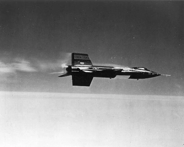 North American X-15 56-6670 in flight