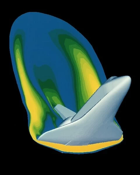 CFD Orbiter Model. This is a Computational Fluid Dynamics 
