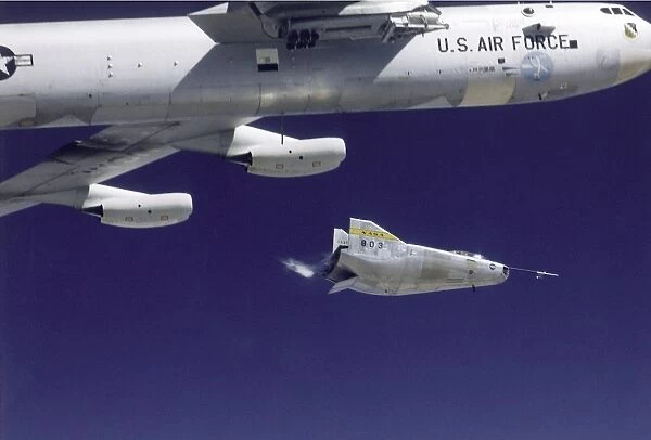 M2-F3 In-Flight Launch from the B-52 Mothership