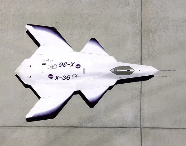 X-36 on Ramp