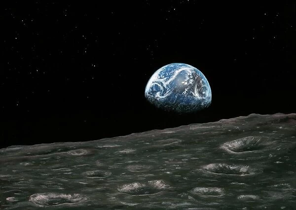 Earthrise photograph, artwork