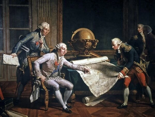 Louis XVI and La Perouse, artwork