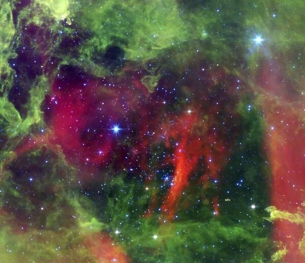 Rosette Nebula, infrared image