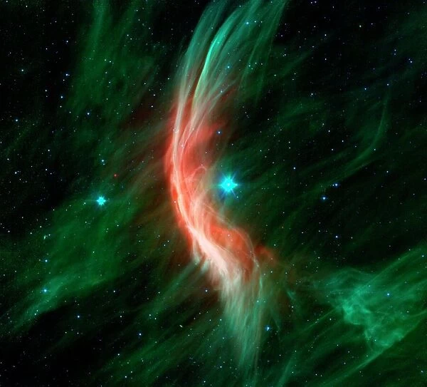 Zeta Ophiuchi bow shock, infrared image C016  /  9726