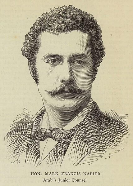Honourable Mark Francis Napier (engraving)