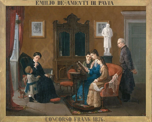 Family Reading of The Betrothed, 1876