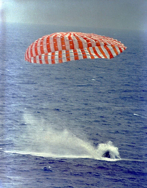 Gemini 9A splashdown, 1966. Creator: NASA