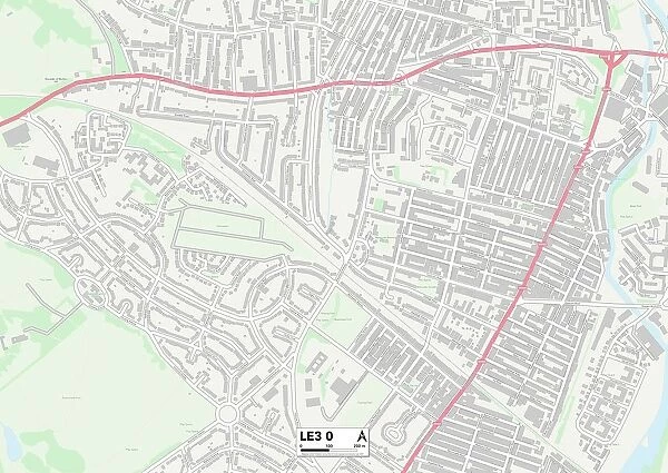 Leicester LE3 0 Map