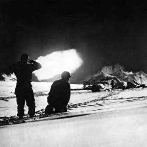 US Artillery during Battle of the Bulge