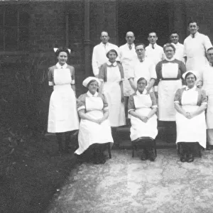 Ernest King and other Marland Hospital Staff