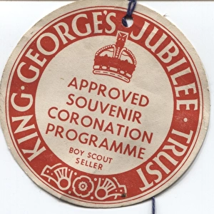 Official badge, King Georges Jubilee Trust