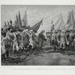 The surrender of Cornwallis at Yorktown A. D. 1781