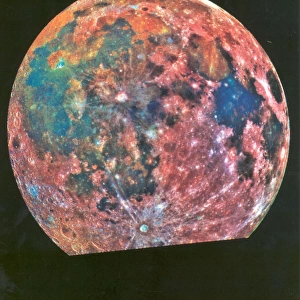 False-Color Lunar Image