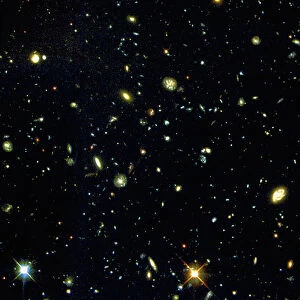 HST deep-view of several very distant galaxies