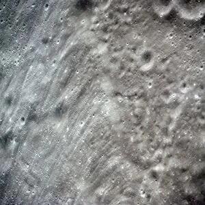 Lunar crater, Apollo 15 photograph