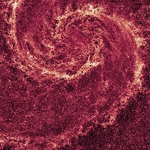 Whirlpool Galaxy, infrared HST image