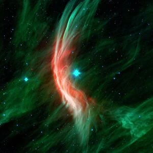 Zeta Ophiuchi bow shock, infrared image C016 / 9726