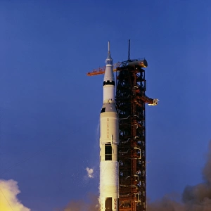 Us-Astronautics-Apollo Xiii-Launch