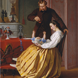 Conversation Piece, c. 1851-52 (oil on canvas)
