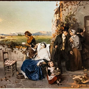 As Leaves fall, 1858 (oil on canvas)