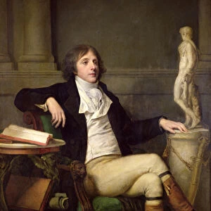 Portrait presumed to be Auguste Louis de Talleyrand (1770-1832) c. 1792 (oil on canvas)