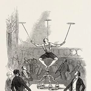 The Great Dutch Equilibrists Bottle Feat, at Astleys, 1846