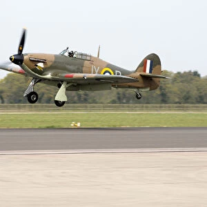 Hurricane LF363 which is believed to be the last Hurricane delivered to the RAF
